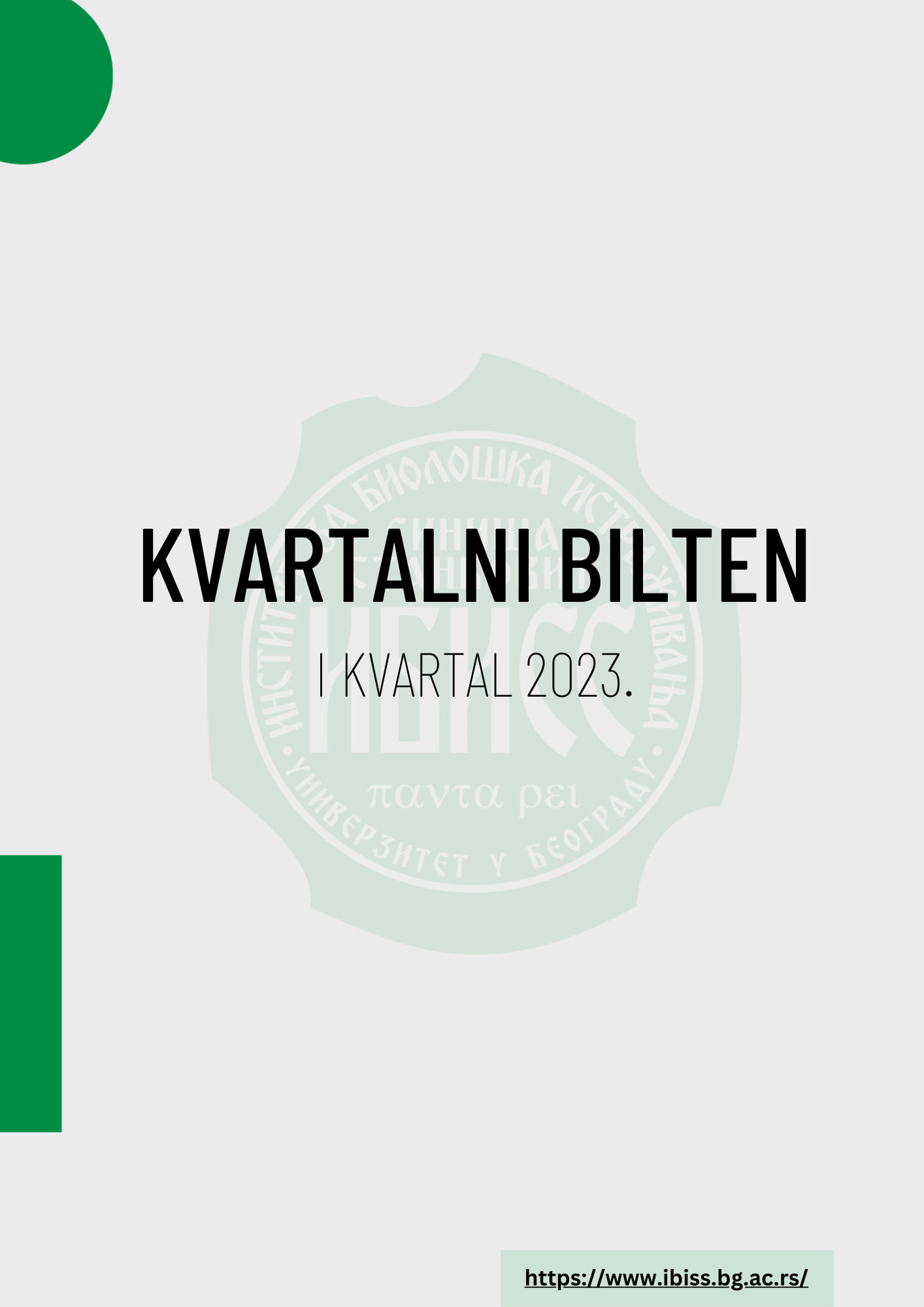 2023 Bilten kvartal 1